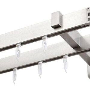 Карниз для штор Хай Тек Твист 2-рядный / 4216300 21век