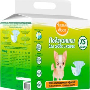 Подгузники для животных 2-4 кг / 87430 21век