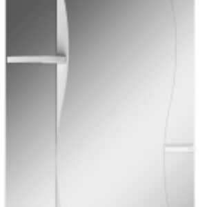 Шкаф с зеркалом для ванной Волна 2-50 21век