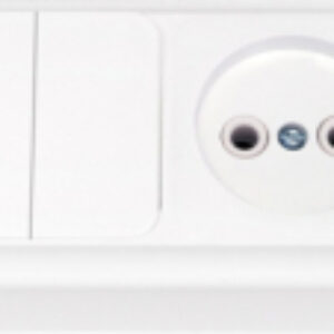 Блок выключатель+розетка Пралеска 2В-РЦ-523 / 210093 21век