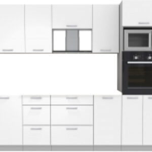 Кухонный гарнитур Мила Лайт 2.5 ВТ без столешницы 21век