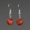 Серьги Агат Африканский матовый №2 6557 21век