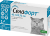 Капли от паразитов Селафорт для кошек 2.6-7.5кг 21век