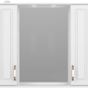 Шкаф с зеркалом для ванной Олеандр-2 90 21век