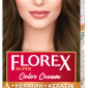 Крем-краска для волос Кератин тон 2.9 темно-русый 21век