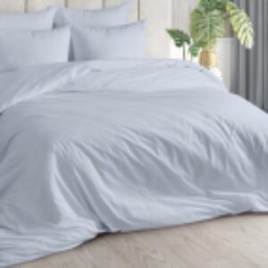 Комплект постельного белья Серый туман 2сп с европростыней 21век