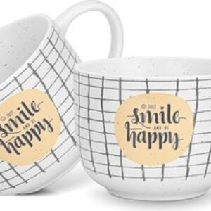 Набор кружек Smile Happy Checked 3732 21век