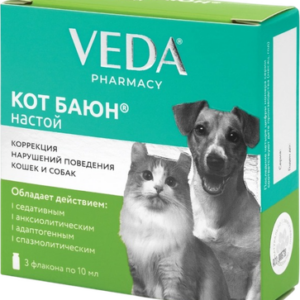 Настой успокаивающий для животных Кот Баюн / 3005398 21век