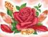 Картина по номерам Роза / КХ3040_53845 21век