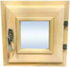 Окно для бани Липа 30x30 21век