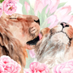 Картина по номерам Влюбленные животные / Х-3864 21век