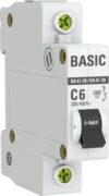 Выключатель автоматический ВА 47-29 1P 6А (С) 4.5кА / mcb4729-1-06C 21век