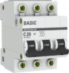 Выключатель автоматический ВА 47-29 3P 20А (С) 4.5кА / mcb4729-3-20C 21век