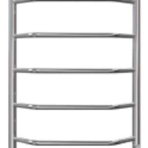 Полотенцесушитель электрический Трапеция 50x80 5 перекладин D32 с полкой 21век