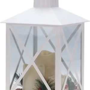 Светодиодная фигура 3D Фонарь с тремя свечами 513-071 21век