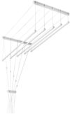 Сушилка для белья Потолочная 5x200 / FAM-5200 21век