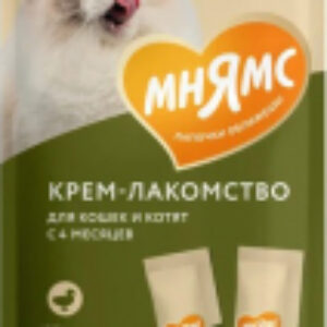 Лакомство для кошек Крем-лакомство с уткой и тунцом Кацуо / 540713 21век