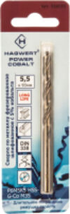 Набор сверл Power-Cobalt 5.5х93мм Р6М5К5 / 568055.21.2 21век