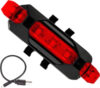 Фонарь для велосипеда 5 LED USB ZD41A 21век