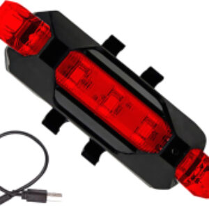 Фонарь для велосипеда 5 LED USB ZD41A 21век