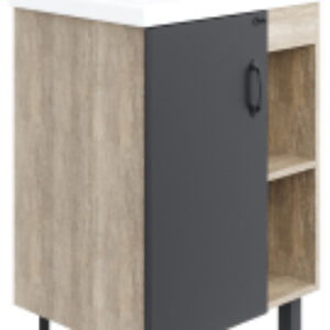 Тумба с умывальником Тимбер 60.01 106116 + Фостер 60 21век