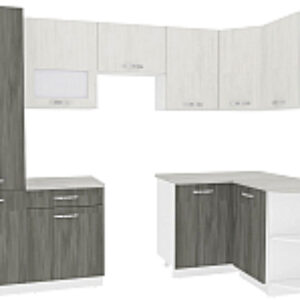 Кухонный гарнитур Эко-6 1.3x2.8 правая 21век