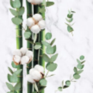 Панель ПВХ Мрамор белый хлопок 652 21век