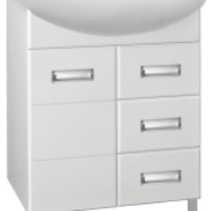 Тумба под умывальник Ирис 65 3 ящика 21век