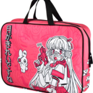 Папка-портфель Розовая девушка / 66289 21век