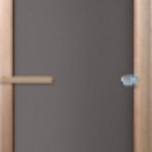 Стеклянная дверь для бани/сауны Затмение 70х170 / DW03553 21век