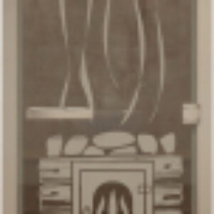 Стеклянная дверь для бани/сауны Хамам Банька 70x190 / DW00763 21век