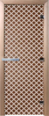 Стеклянная дверь для бани/сауны Мираж 70x190 / DW02148 21век