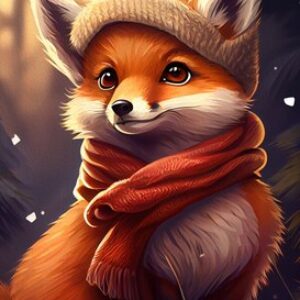 Картина по номерам Маленькая лисичка / Х-7539 21век