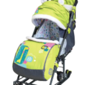 Санки-коляска Детям 7-6 с механизмом качания 21век