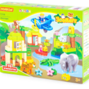 Конструктор Макси. Зоопарк / 77738 21век