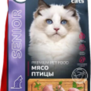 Сухой корм для кошек Для кошек старше 7 лет с мясом птицы 21век
