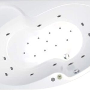 Ванна акриловая Мари 170x110 R Люкс Турбо 21век