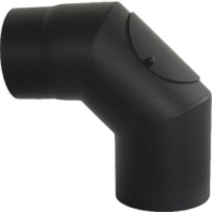 Поворот дымохода 90/2мм 150 с ревизией 21век