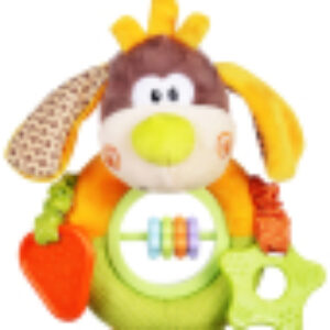 Погремушка Пёсик Том с прорезывателем / 93592 21век