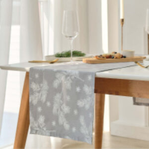Дорожка на стол Серебряные ветки / 9848016 21век
