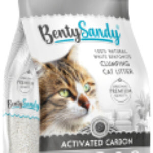 Наполнитель для туалета Бентонит комкующийся Activated Carbon Color Granules 21век