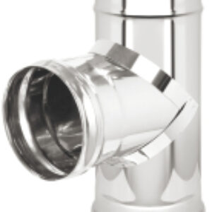 Тройник для дымохода 0.8мм 90x д.115 21век