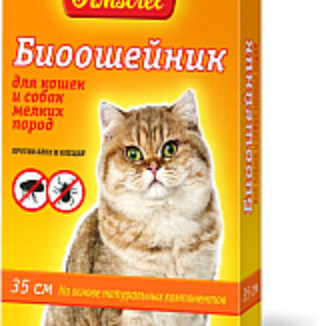 Ошейник от блох Для кошек и мелких собак 21век