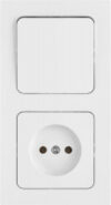 Блок выключатель+розетка Astrum В-РЦ-7511 21век