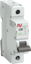 Выключатель автоматический Averes AV-6 1P 20A (C) 6kA / mcb6-1-20C-av 21век