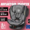 Автокресло Aviator Isofix Black Light Grey / 10071302336 21век