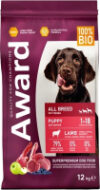Сухой корм для собак Puppy All Breed с ягненком и индейкой с доб. яблока и черники 21век