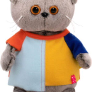 Мягкая игрушка Басик Baby в разноцветной футболке / BB-120 21век
