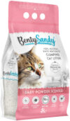 Наполнитель для туалета Бентонит комкующийся Baby Powder Color Granules 21век