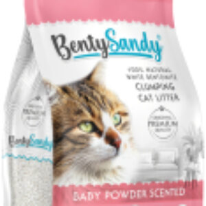 Наполнитель для туалета Бентонит комкующийся Baby Powder Color Granules 21век